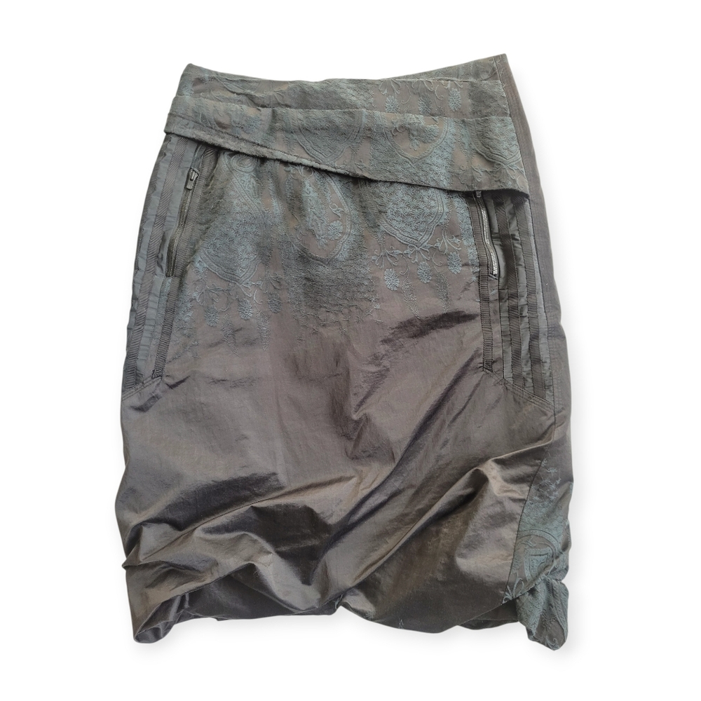 Beate Heymann Street Couture Asymmetrical Skirt Avant-garde  Chic Black Blue 8